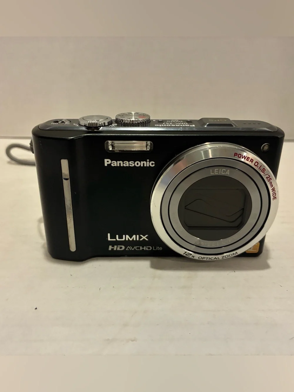 Panasonic Lumix DMC-ZS7 12.1MP 12X Zoom Digital Camera Black With Charger TESTED